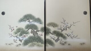 襖張り替え！！