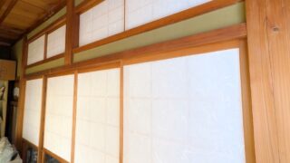 障子張り替え！！